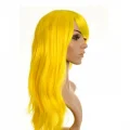 BUĞZ Sarı Renk Uzun Parti Peruğu