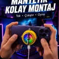 BUĞZ Şarj Edilebilir RGB Telefon Soğutucu Oyun Fanı