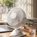 BUĞZ Şarjda ve Fişte Çalışabilen Portatif Mini Fan