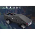 BUĞZ Şarjlı araba tasarımlı siyah Bluetooth hoparlör 15W FM radyo SD kart USB destekli