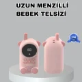 BUĞZ Şarjlı Bebek Telsizi Uzun Mesafe 22 Kanal LCD Ekran VOX Modu 400 mAh