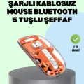  Şarjlı Ergonomik Fare – 1600 DPI, Sessiz Tıklama Özellikli