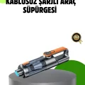 BUĞZ Şarjlı Kablosuz El Süpürgesi Yüksek Emiş Güçlü ve Çok Başlıklı