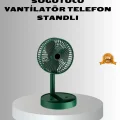 BUĞZ Şarjlı Katlanabilir Mini Fan – 3 Kademe Hız Ayarı, Taşınabilir Tasarım