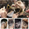 BUĞZ Şarjlı kuru saç sakal vücut tıraş makinesi metalik renk 3-5 başlıklı lcd ekranlı