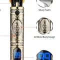 BUĞZ Şarjlı kuru saç sakal vücut tıraş makinesi metalik renk 3-5 başlıklı lcd ekranlı