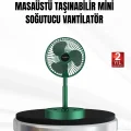 BUĞZ Şarjlı Mini Fan Katlanabilir 3 Hız Ayarlı Taşınabilir Tasarımlı