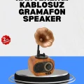 BUĞZ Şarjlı Mini Retro Radyo Bluetooth Hoparlör Çoklu Bağlantı Seçenekli