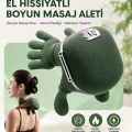 BUĞZ Şarjlı Parmak Hissi Masaj Cihazı Isıtmalı Boyun Sırt Omuz Bacak Kullanımı Rahat Model