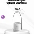 BUĞZ Şarjlı Portatif Blender – Gıda Sınıfı Malzeme, 10 Kullanımlık Pil, Mini Boy ve Hafif Tasarım