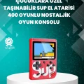 BUĞZ Şarjlı Taşınabilir El Oyun Konsolu 400 Oyun
