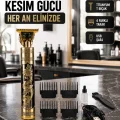 BUĞZ Şarjlı Titanyum Bıçaklı Saç Kesme Makinesi Yeni Nesil