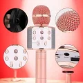  Şarjlı ve Uzun Pil Ömürlü Karaoke Mikrofon USB Bellek Destekli, Profesyonel Ses