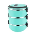 BUĞZ Sefer Tası Yemek Termosu Saklama Kabı Termosu 3lü - Turkuaz