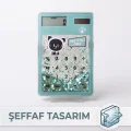 BUĞZ Şeffaf Hesap Makinesi - Sevimli Simli Tasarım