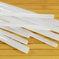 BUĞZ Şeffaf Sıcak Silikon Çubuğu Mum Silikon Kalın 1 Kg 30 Cm