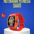 BUĞZ Şeffaf Tasarımlı Akıllı Saat Dokunmatik Ekranlı