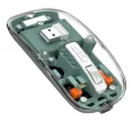 BUĞZ Şeffaf Tasarımlı Bluetooth Kablosuz Mouse Pilli Kullanım Yeni Nesil