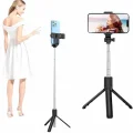 BUĞZ Selfie Çubuğu Tripod Bluetooth Kumandalı Selfie Çubuğu Telefon Tutucu