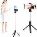 BUĞZ Selfie Çubuğu Tripod Bluetooth Kumandalı Selfie Çubuğu Telefon Tutucu - BUĞZ