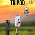 BUĞZ Selfie Çubuğu Tripod Kumandalı Telefon Tutucu Siyah - BUĞZ