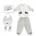BUĞZ Sema Baby 5li Set - Mavi