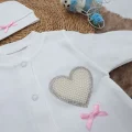 BUĞZ Sema Baby Pamuklu Bebek Tulum Seti 6-9 Ay - Love