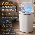 BUĞZ Sensörlü Çöp Kovası Otomatik Kapak Temassız
