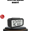 BUĞZ Sensörlü Dijital Masa Saati Alarm ve Sıcaklık Göstergeli