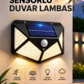 BUĞZ SENSÖRLÜ GÜNEŞ ENERJİLİ DUVAR LAMBASI