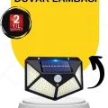 BUĞZ SENSÖRLÜ GÜNEŞ ENERJİLİ DUVAR LAMBASI