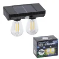 BUĞZ Sensörlü Solar İkili LED Ampul Lamba - Çift Başlıklı - Güneş Enerjili Aydınlatma