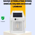  Sensörlü Solar Led Dış Duvar Aydınlatma