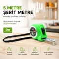 BUĞZ Şerit Metre - 5 Metre Uzunluk - Manyetik Uç
