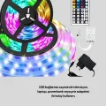BUĞZ Sese Duyarlı 10M Smart Şerit Led IOS Android Kontrollü RGB Işık - BUĞZ