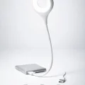 BUĞZ Sesli Komutlu Akıllı Taşınabilir USB LED Lamba Esnek Boyunlu Masa ve Klavye Aydınlatması