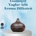 BUĞZ Sessiz Çalışan Aromaterapi Difüzörü – 4 Zaman Ayarlı, 7 Renkli Işık Seçeneği