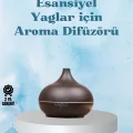 Sessiz Çalışan Aromaterapi Difüzörü – 4 Zaman Ayarlı, 7 Renkli Işık Seçeneği