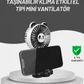  Sessiz Çalışan USB Şarjlı Masaüstü Mini Vantilatör