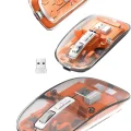BUĞZ Sessiz Tıklama Çift Modlu Bluetooth Ve Alıcı Şeffaf Mouse Fare