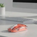 BUĞZ Sessiz Tıklamalı Şeffaf Mouse Bluetooth ve USB Uyumlu