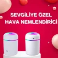 BUĞZ Sevgiliye Hediye Led Işıklı Hava Nemlendirici USB Şarjlı Sevgiliye Özel