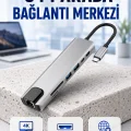 BUĞZ Seyahat Dostu 8‑in‑1 Hub – Şarj & Veri & Video & Ağ için Eksiksiz Çözüm (Kopya)