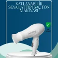 BUĞZ Seyahat Uyumlu Saç Kurutma Makinesi Hafif ve Kompakt