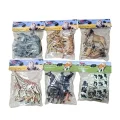 BUĞZ SH-P9904-07AL 6 AST 7PCS ASLAN-KAPLAN-ZÜRAFA-İNEK-FİL(Belirtilen fiyat, tekli satış için adet fiyatıdır.)