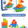 BUĞZ SH59838 MAGNET KÜP YAPI BLOK SETİ 64 PARÇA-ZRV