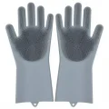 BUĞZ Sihirli Isıya Dayanıklı Silikon Çok Amaçlı Bulaşık Eldiven Fırçası Magic Gloves