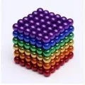BUĞZ Sihirli Manyetik Toplar Dyum Mıknatıs Küp Bilye 216 Adet Cube Küp Dymium