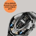 BUĞZ Şık Metal Kasa ve Değiştirilebilir Kordonlarla SW80 Smartwatch Yeni Nesil