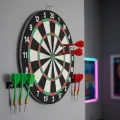 BUĞZ Şık Tasarımlı Dart Tahtası 12 İnç Dayanıklı Ahşap Gövde